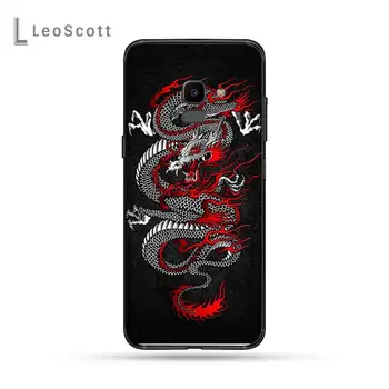 Červený drak cool umenie Telefón puzdro Pre Samsung Galaxy J2 J4 J5 J6 J7 J8 2016 2017 2018 Predseda Pro Neo plus duo