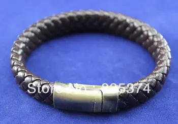 Hot predaj dizajn magnetické uzávery široký kožený Line Náramky pre Ženy Dámske Šperky Príslušenstvo Položiek