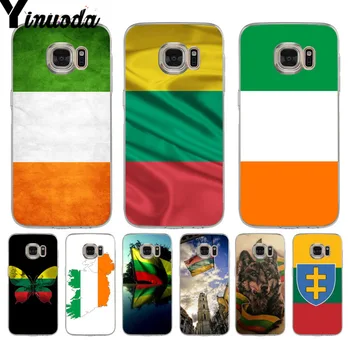 Yinuoda Írsko Litva Vlajka Vzor tpu Soft Telefón Cover obal pre samsung galaxy s9 plus s7 okraji s6 okraji plus s5 s8 plus prípade