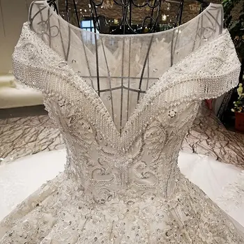 AIJINGYU 2021 luxusné crystal iskrivý diamant new horúce predaj šaty tvaru formálne nevesta šaty, svadobné šaty na predaj WT119