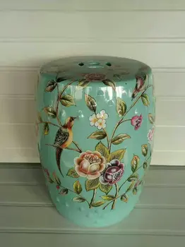 Americký štýl Jindezhen obliekanie keramické záhrada stolice Čínsky keramické bubon stolice kúpeľňa porcelánu krásy stolice
