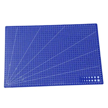 A4 PVC Rezanie Mat Príručka DIY Nástroj samoliečby Rezanie Mat Profesionálne Obojstranný Non-Slip Rotačné Mat Patchwork Cut Pad #
