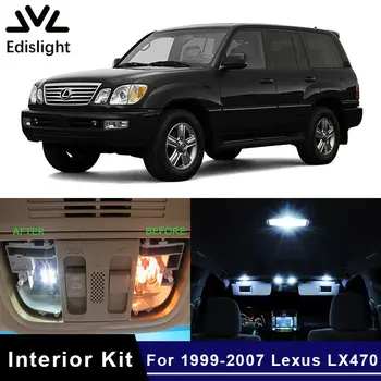 15x Biele LED Osvetlenie Interiéru Auta Pre 1999-2007 Lexus LX470 Mapu Dome batožinového priestoru Žiarovky Náhradné NÁS Skladom