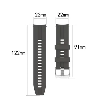 UEBN Športové Silikónový Pásik na Zápästie pre xiao Huami Amazfit Stratos 3 Pásma pre GTR 47mm Smart Hodinky, Náramok watchband