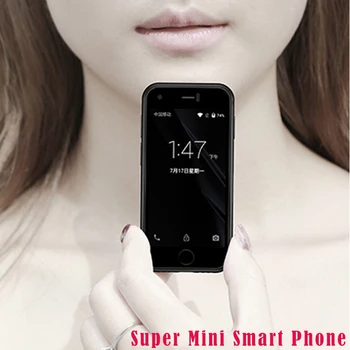 Super Mini Android MobilePhone SOYES 7S MTK Quad Core 1GB+8GB 5.0 MP Dual SIM s Vysokým Rozlíšením 8S Multi-kapely Gloden farba