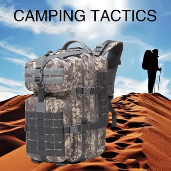 40 L 800D Nepremokavé Oxford Vojenský Batoh Horolezectvo Batoh Batoh Praktický Vonku Camping Piknik Taška Odolná