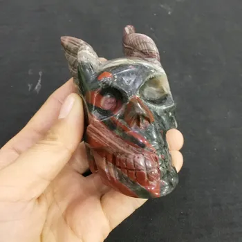 Prírodné minerálne Lebky Ručne Vyrezávané Rock Crystal Skull