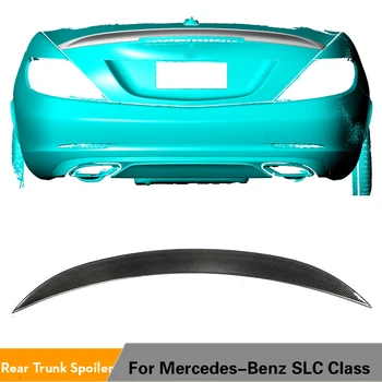 Zadný Kufor Spojler Boot Pery Krídlo Pre Mercedes-Benz SLC Triedy 2016 - 2020 Uhlíkové Vlákna