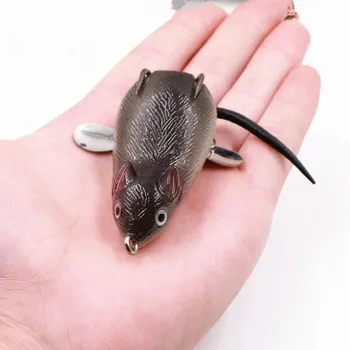 1 Ks 3D Oči Mäkké Myši Návnady, Rybárske Lure 7 cm/17.43 g Plávajúce Crankbait Umelé Návnady, Rybárske náčinie, všetko pre rybolov