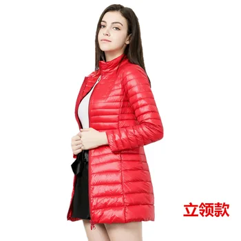 2020 nový ľahký nadol bunda ženy zvrchníky stredne dlhý s kapucňou plus veľkosť 7XL zime biela kačica dole kabát dámske oblečenie