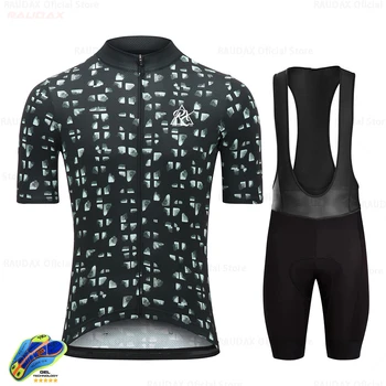 RX 2021 pánske Oblečenie Nosiť Lepšie Rainbow Pro Team Cyklistický Dres Krátky Rukáv Cyklistické Oblečenie Letné MTB, Road Bike Sady