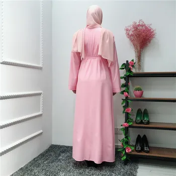 Wepbel Blízkom Východe Islamskej Šaty Žien Moslimských Abaya Klasické Dubaj ženské Ručné Korálkové Cardigan Župan Kaftane Kimono