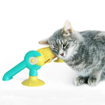 Rotujúce Cat Hračka Loptu Sledovať Vtipné Mačky Masáž Pradenie Mačky, Hračky s Catnip LED Bubnové Loptu Bulík Interaktívne Hračky pre Mačiatka