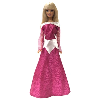 NK Jeden Súbor Bábika Šaty Podobné Rozprávky Princezná Aurora Svadobné Šaty Šaty Party Oblečenie Pre Bábiku Barbie Najlepšie Dievčenské Darček