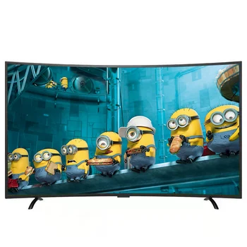 Veľká veľkosť Zakrivené monitor lcd displej 4K LED wifi TV 60