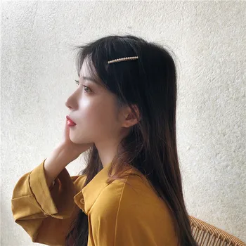 2020 Kórejský Vintage Sponky Do Vlasov Módne Ručné Gold Pearl Vlásenky Pre Ženy Roztomilý Dievča Vlasy Styling Accesorios Šperky