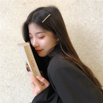 2020 Kórejský Vintage Sponky Do Vlasov Módne Ručné Gold Pearl Vlásenky Pre Ženy Roztomilý Dievča Vlasy Styling Accesorios Šperky