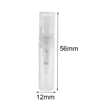 Priehľadný Plastový Spreji Prenosné Roztomilý Parfum ústna voda Rozprašovač pre Čistenie, Cestovanie, Parfum (120, 2Ml)