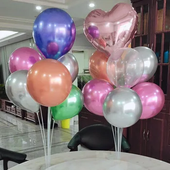 160cm 19 Trubice Happy Birthday Balloon Air Gule Postaviť Baloon Narodeninovej Party Dekor Dieťa Dospelých Arch Tabuľka Ballon Príslušenstvo Držiak