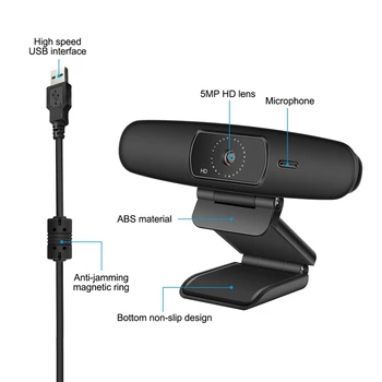 A9PRO Počítač, Fotoaparát, 1080P HD Home Office USB Kamera s Mikrofónom, automatické Zaostrovanie Ovládač-Zadarmo Fotoaparátu