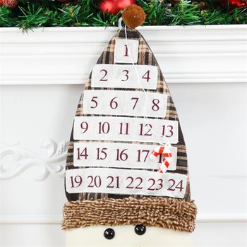 Santa Claus Snehuliak, vianočný kalendár narodenín kalendár Adventný Kalendár na Nový Rok Dekorácie, Vianočné Dekorácie pre Domov