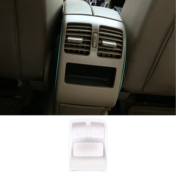 Pre Mercedes Benz GLK 2008-Silver Chrome Zadnej Opierke, klimatizácia Air Vent Zásuvky Rám, Kryt Výbava