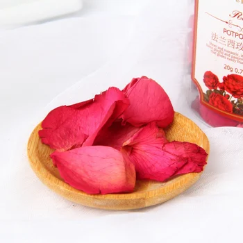 20 g Červenej Petal Ruží Sušené Okvetné Lístky ruží Reálne Ruže Kvet Lístkov Pre Kúpeľ Kúpeľ Nôh Nové