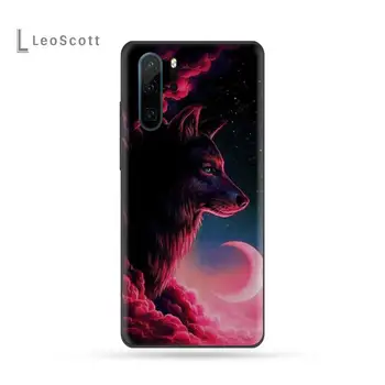 Vlk maľby zvierat Telefón puzdro Na Huawei P9 P10 P20 P30 Pro Lite smart Mate 10 Lite 20 Y5 Y6 Y7 2018 2019