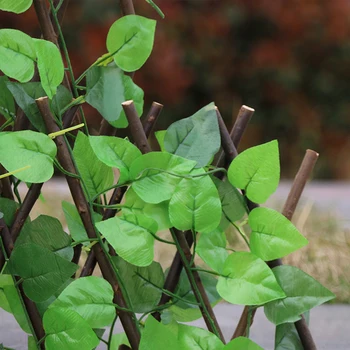 Nastaviteľné, Sklápateľné Plot Umelé Leaf Záhrada Mreže, Dekorácie Ochrany Osobných Údajov Rozširuje Drevený Záhradný Plot Balkón
