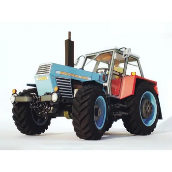 1:32 alebo 1:22 českej Zetor120 45 traktor papier model poľnohospodárske stroje ručné urob si sám