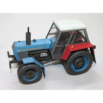1:32 alebo 1:22 českej Zetor120 45 traktor papier model poľnohospodárske stroje ručné urob si sám