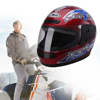 Motocykel Plnú Tvár Elektrické Auto Prilba Zime Teplé Full-Pokrýva Batérie Vozidla Anti-Fog ABS Plast Prilby