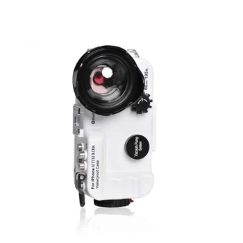 Bluetooth Vodotesné púzdro Potápačské puzdro Pre iPhone 6/6s/7/8/X/XS/XR Kryt 60m/195ft Profesionálne Podvodná Ochranné puzdro