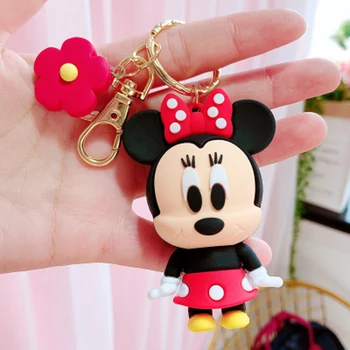 Disney 1Pcs Deti Bábika Pendatn Mickey Mouse, káčer Donald keychain Taška Prívesok Malý Darček Taška Keychain Prívesok Prípade, Suvenírov