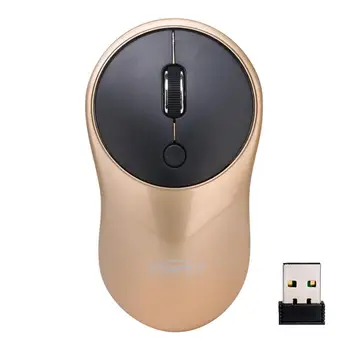 2.4 G Nabíjateľný Tichý Wireless Mouse, Bluetooth USB Office Notebook Myší, 4-tlačidlá 3 Nastaviteľné DPI2