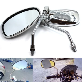 Motocykel Zrkadlá 10 mm Univerzálny Spätné Zrkadlá Oválne Street Bike Strane Zrkadla Na BMW K1600 K 1200 1300 S/R/GT R1200R/S/GS