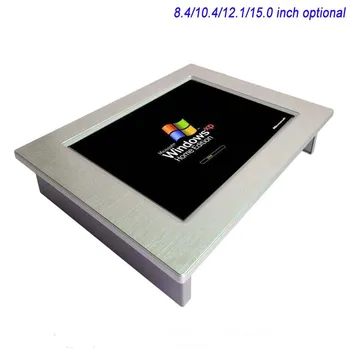 Dotykový displej lcd displej 12.1 palcový All-in-One Priemyselné Panel PC s IP65 súlade hliníkový predný panel