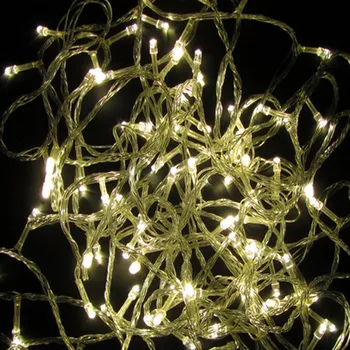 10 M 20 M 30 M 50 M 100 M LED reťazec Víla svetlo dovolenku, Terasa, Svadobné, Vianočné dekorácie AC220V 110V vnútorné vonkajšie svetlo garland