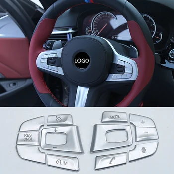 Centrálne riadenie a volantu tlačidlá Interiéru Vložiť Interiérové Doplnky Pre BMW 2018 5 Série G38/G30 528 530 540li