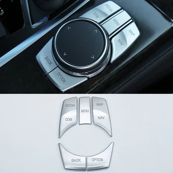 Centrálne riadenie a volantu tlačidlá Interiéru Vložiť Interiérové Doplnky Pre BMW 2018 5 Série G38/G30 528 530 540li