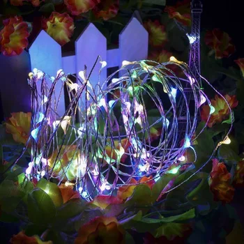 100 Led Vianočné Osvetlenie Vnútorné 10M String LED Medený Drôt Rozprávkových Svetiel pre Festival Svadobné Party Domáce Dekorácie na Čítanie