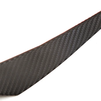 6 ks Black Carbon Fiber Fin Gumy Predný Nárazník Pery Splitter Spojler, auto Nálepky, Auto Styling Univerzálne Príslušenstvo