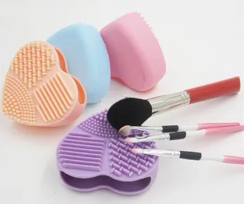 Silikónové make-up Štetec Cleaner Čistí kefy na Umývanie Štetca Kremíka Rukavice Práčky Rada Kozmetické Čistenie Nástrojov pre make-up štetce