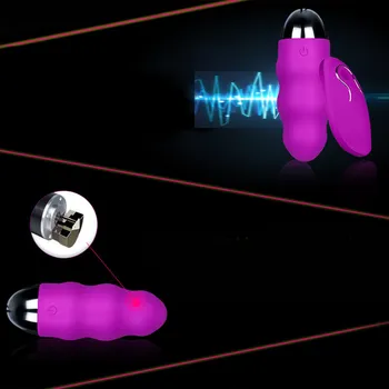 Sex Skákanie Vajcia Vibrátor Stimulátor Klitorisu USB Nabíjateľné Bezdrôtové Diaľkové Bullet Vibrátory Sexuálne Hračky pre Ženy, Erotické Hračky
