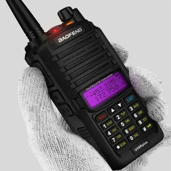 Baofeng UV-9R Plus Walkie Talkie 5W 10km Rozsah VHF UHF Dual Band Prenosné 2 Spôsob Rádio IP67 Vodotesný, Prachotesný Vysokej Kvality