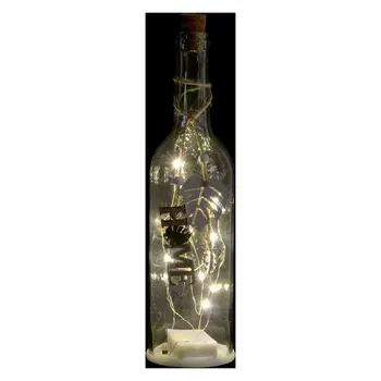 LED Fľaša Dekodonia Dreva Crystal Lano Tropické (7 x 30 cm) (2 ks)