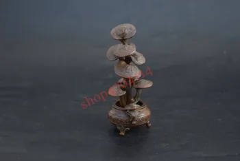 Pevné čistej medi, Seiko medi povodí Ganoderma lucidum malé ozdoby, čajový obrad dekorácie, micro-vyrezávané remeslá