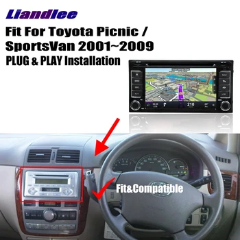 Liandlee Android autorádia Pre Toyota Piknik / SportsVan 2001~2009 CD, DVD Prehrávač, GPS Navigácia Mapy Navi Fotoaparát OBD TV Media