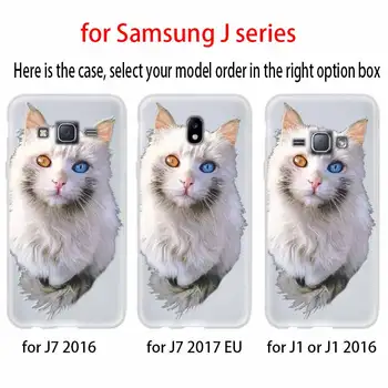 Módne Silikónové puzdro pre Samsung J8 J4 J6 Plus 2018 J5 J3 J7 2017 EÚ CORE Pro 2018 Prime Kryt Telefónu cat