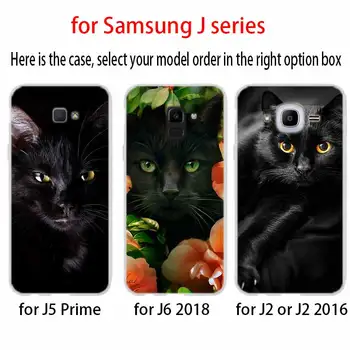 Módne Silikónové puzdro pre Samsung J8 J4 J6 Plus 2018 J5 J3 J7 2017 EÚ CORE Pro 2018 Prime Kryt Telefónu cat
